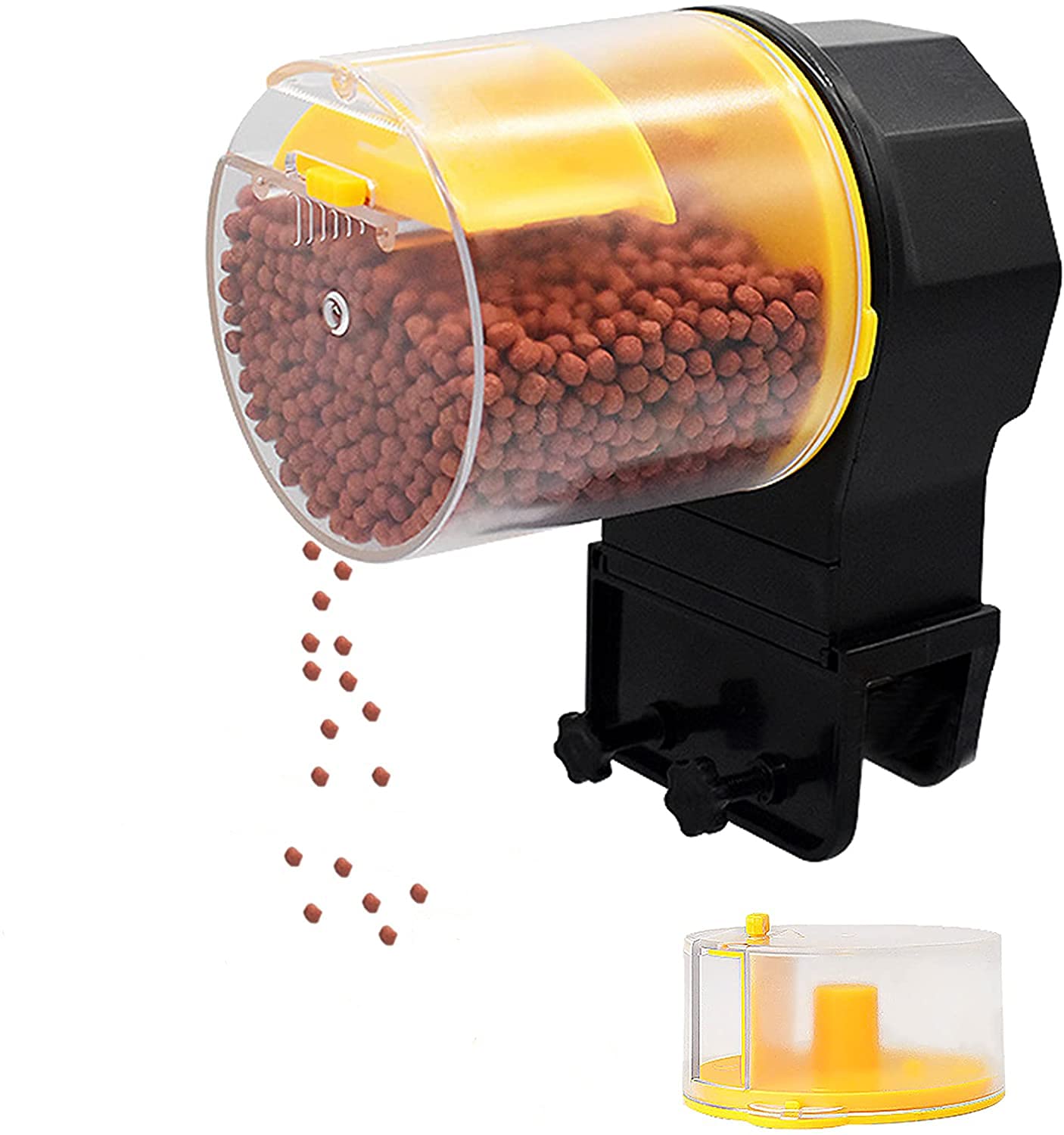 Qpets Duble Fish Feeder Box Aquarium Automatic Fish Feeder Auto Fish Food Dispenser for Aquarium Food Tank Feeder Timer Aquarium Food Feeder Feeding Timer Fish Tank Dispenser Qpets Duble Fish Feeder Box Aquarium Automatic Fish Feeder Auto Fish Food Dispenser for Aquarium Food Tank Feeder Timer Aquarium Food Feeder Feeding Timer Fish Tank Dispenser